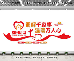 人民调解文化墙