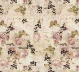 复古花卉图案布料