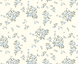 蓝白碎花图案背景