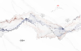 水墨画软膜天花