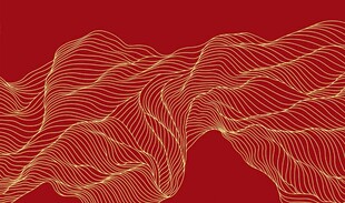 线条抽象图案背景墙