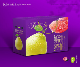 柚子包装 蜜柚礼盒