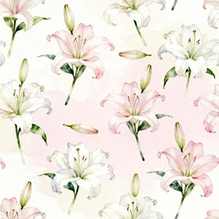 百合四方连续图