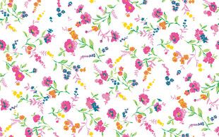 多彩花卉图案背景