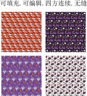 万圣节贴纸   趣味贴纸图案 