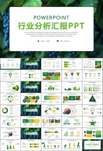 葡萄庄园新疆葡萄葡萄酒PPT