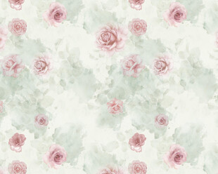 粉色花卉水彩背景图案