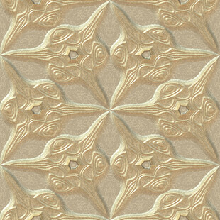 金色立体花纹装饰图案