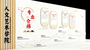 人文艺术学院文化墙