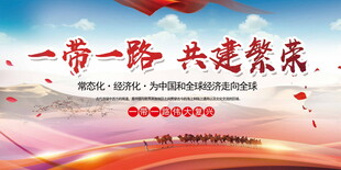 一带一路共建繁荣宣传图