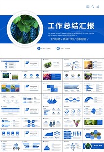 葡萄庄园新疆葡萄葡萄酒PPT