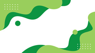 清新绿色抽象几何背景图