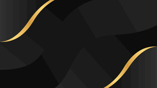 黑色背景金色曲线图案