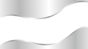 银色波浪形金属质感飘带