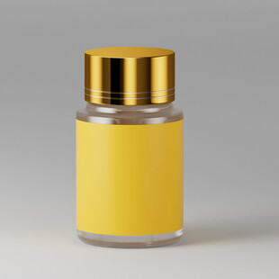金色保健品小瓶子