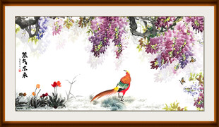 紫气东来装饰画