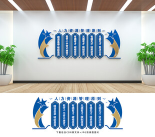 人力资源文化墙