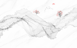 水墨画软膜天花