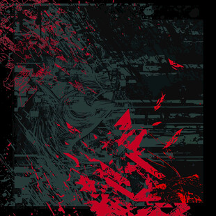 抽象红黑艺术纹理背景