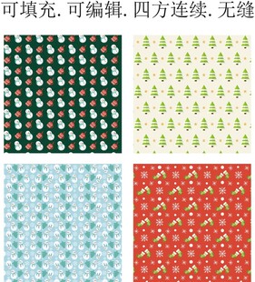 圣诞节图案   卡通圣诞雪人