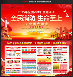 消防宣传月活动宣传栏