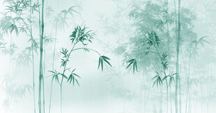 水墨竹林