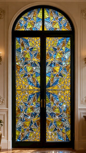 马赛克法式花窗 封面为效果图