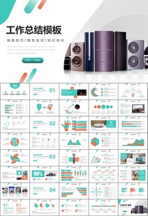 家电电器行业工作总结ppt模板