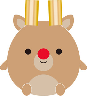 可爱卡通小鹿形象