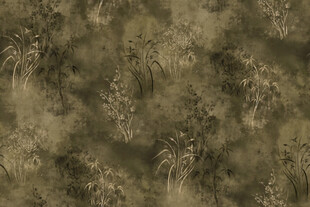 复古风棕褐色植物纹理图案