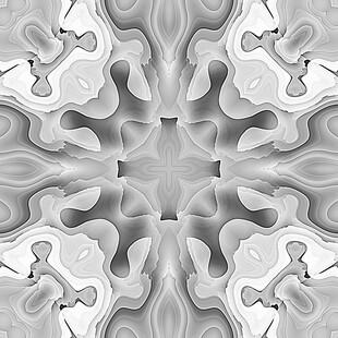 抽象几何对称图案纹理