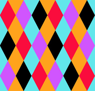 多彩菱形几何图案背景