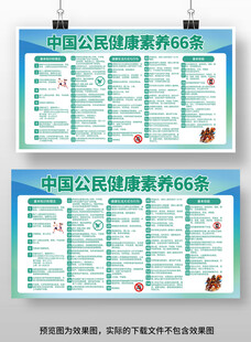 中国公民健康素养66条