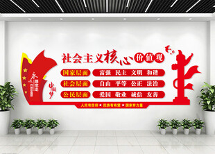 核心价值观文化墙