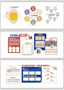 多彩养老院文化墙设计
