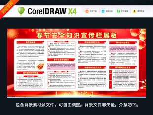 新年春节安全知识宣传海报