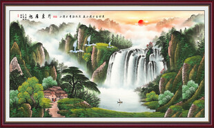 山水画国画山水画