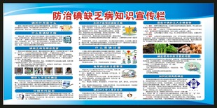 防治碘缺乏病日宣传栏