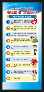 全国肿瘤防治宣传周展架