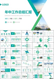 风力发电风能能源环保宣传ppt