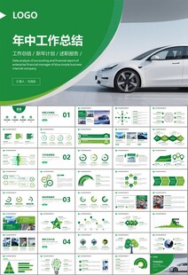 新能源汽车电动车行业PPT