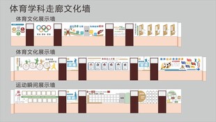 体育学科校园文化墙设计