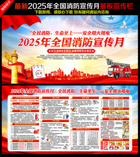 消防安全知识展板宣传栏