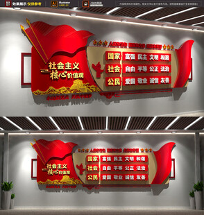 社会主义核心价值观文化墙