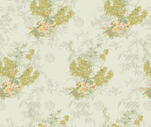 复古花卉图案壁纸