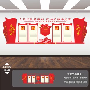 党员权利义务文化墙