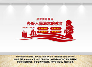 教育强国文化墙设计