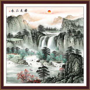 江山如画旭日东升