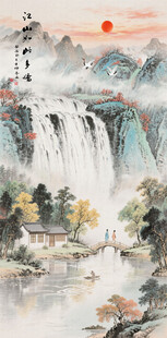 山水画挂画