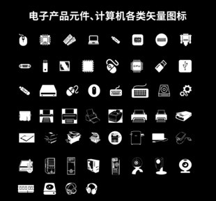 计算机元件图标